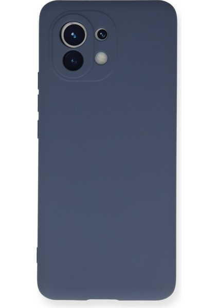 Xiaomi Mi 11 Kılıf Lansman Içi Kadife Nano Silikon - Gri