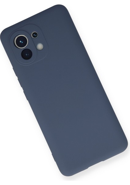 Xiaomi Mi 11 Kılıf Lansman Içi Kadife Nano Silikon - Gri modelleri