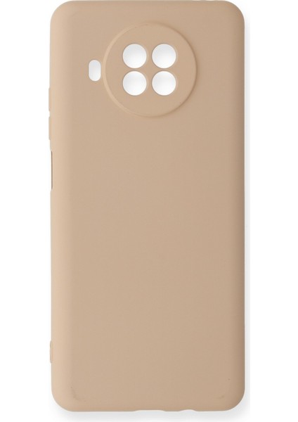 Xiaomi Mi 10T Lite Kılıf Lansman Içi Kadife Nano Silikon - Bej
