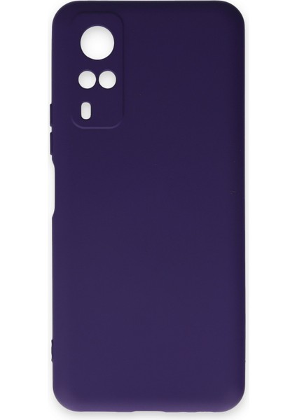 Vivo Y51A Kılıf Lansman Içi Kadife Nano Silikon - Mor