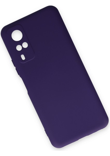Vivo Y51A Kılıf Lansman Içi Kadife Nano Silikon - Mor modelleri