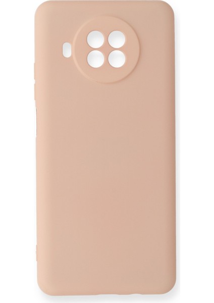 Xiaomi Mi 10T Lite Kılıf Lansman Içi Kadife Nano Silikon - Pudra
