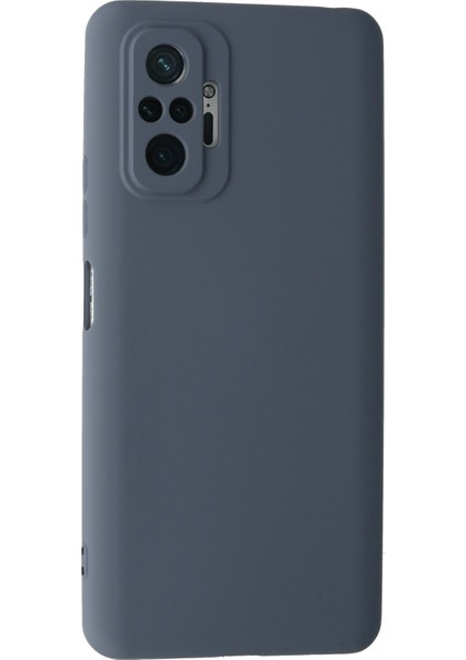 Xiaomi Redmi Note 10 Pro Kılıf Lansman Içi Kadife Nano Silikon - Gri