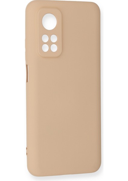 Xiaomi Mi 10T Kılıf Lansman Içi Kadife Nano Silikon - Bej fiyatları
