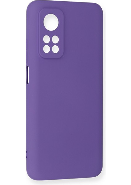 Xiaomi Mi 10T Pro Kılıf Lansman Içi Kadife Nano Silikon - Mor fiyatları