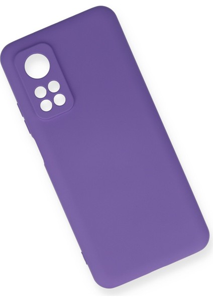 Xiaomi Mi 10T Pro Kılıf Lansman Içi Kadife Nano Silikon - Mor modelleri