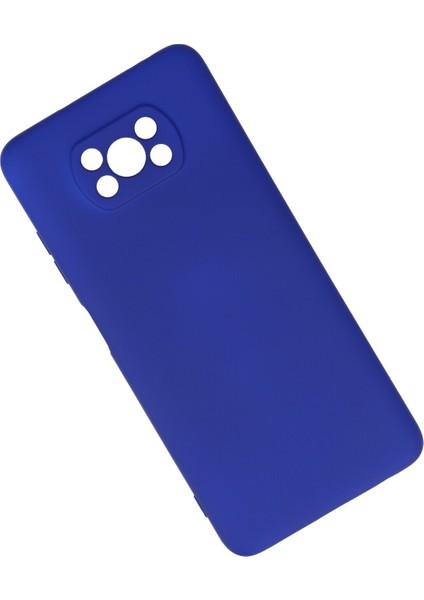 Xiaomi Poco X3 Kılıf Lansman Içi Kadife Nano Silikon - Lacivert fiyatları