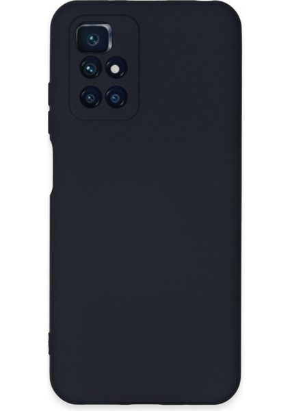 Xiaomi Redmi Note 11 4g Kılıf Lansman Içi Kadife Nano Silikon - Koyu Gri