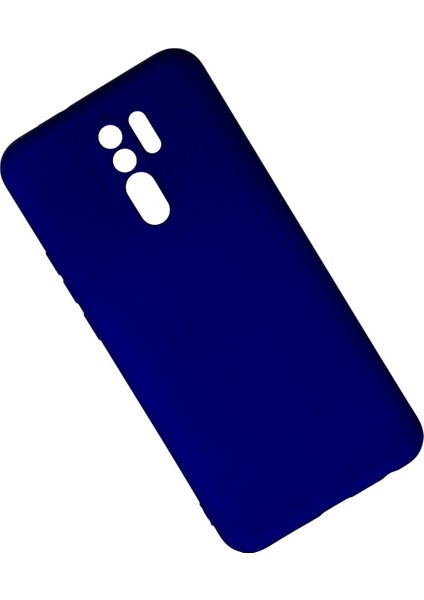Xiaomi Redmi 9 Kılıf Lansman Içi Kadife Nano Silikon - Lacivert modelleri