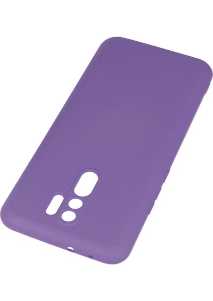 Xiaomi Redmi 9 Kılıf Lansman Içi Kadife Nano Silikon - Mor modelleri