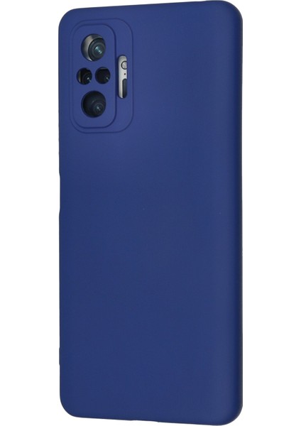 Xiaomi Redmi Note 10 Pro Kılıf Lansman Içi Kadife Nano Silikon - Lacivert modelleri