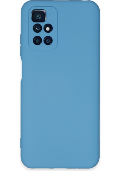 Xiaomi Redmi Note 11 4g Kılıf Lansman Içi Kadife Nano Silikon - Mavi