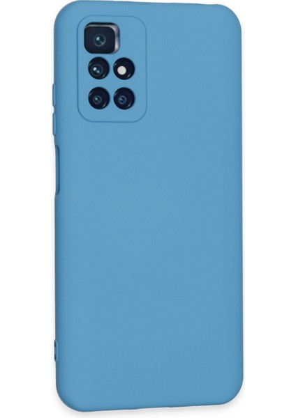 Xiaomi Redmi Note 11 4g Kılıf Lansman Içi Kadife Nano Silikon - Mavi