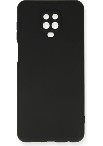 Xiaomi Redmi Note 9s Kılıf Lansman Içi Kadife Nano Silikon - Siyah