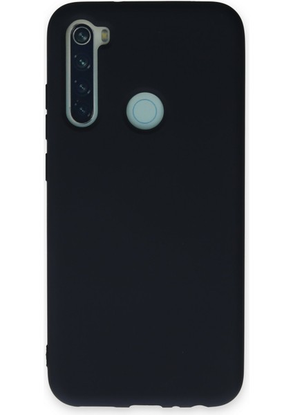 Xiaomi Redmi Note 8 Kılıf Lansman Içi Kadife Nano Silikon - Koyu Gri