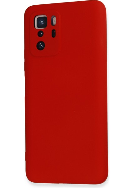 Xiaomi Poco X3 Gt Kılıf Lansman Içi Kadife Nano Silikon - Kırmızı modelleri