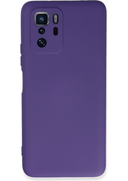 Xiaomi Poco X3 Gt Kılıf Lansman Içi Kadife Nano Silikon - Mor
