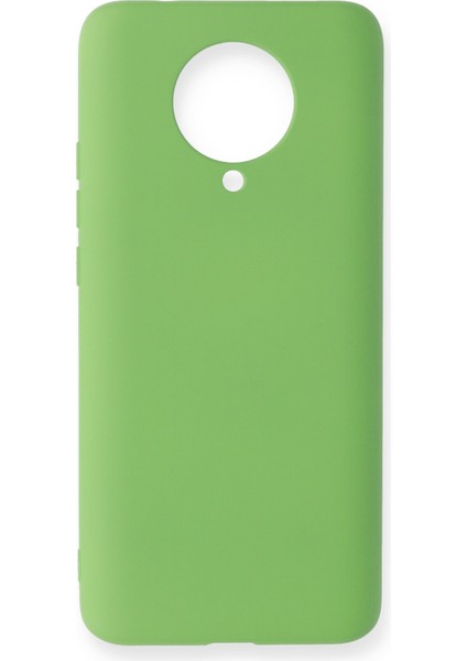 Xiaomi Poco F2 Pro Kılıf Lansman Içi Kadife Nano Silikon - Yeşil