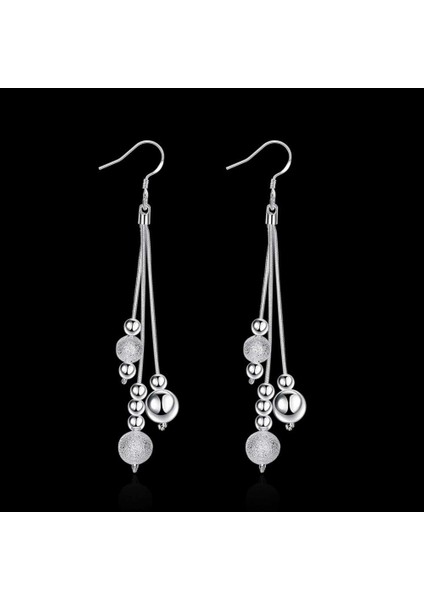 Gümüş Top Kalp Kulak Püskül Damla Küpe Kadın Moda Charms Takı Waterdrop (Yurt Dışından) fırsatları