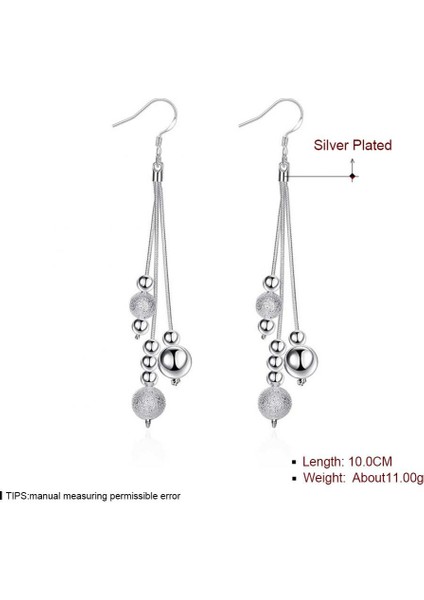 Gümüş Top Kalp Kulak Püskül Damla Küpe Kadın Moda Charms Takı Waterdrop (Yurt Dışından) indirimleri