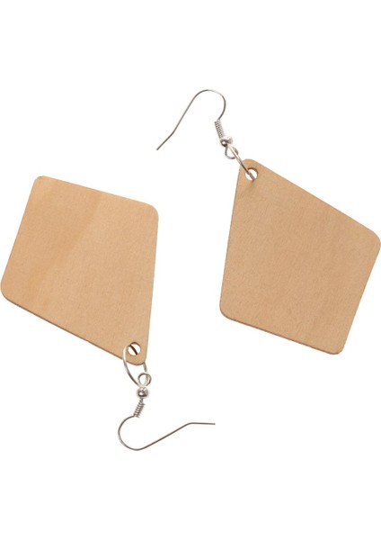 Etnik Ahşap Geometrik Rhombus Kadın Küpe Kanca Dangle Eardrop (Yurt Dışından) fırsatları