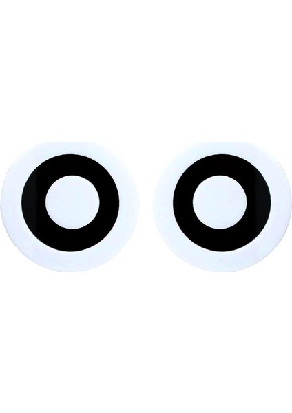 Moda Siyah Beyaz Akrilik Yuvarlak Kulak Çiviler Akşam Kulübü Küpe Takı (Yurt Dışından) fiyatları