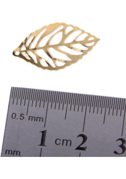 100 Adet Altın Yaprak Bulguları Alaşım Yaprak Takı Charms Kolye Bulgular (Yurt Dışından) fiyatları