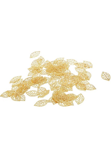 100 Adet Altın Yaprak Bulguları Alaşım Yaprak Takı Charms Kolye Bulgular (Yurt Dışından) fırsatları