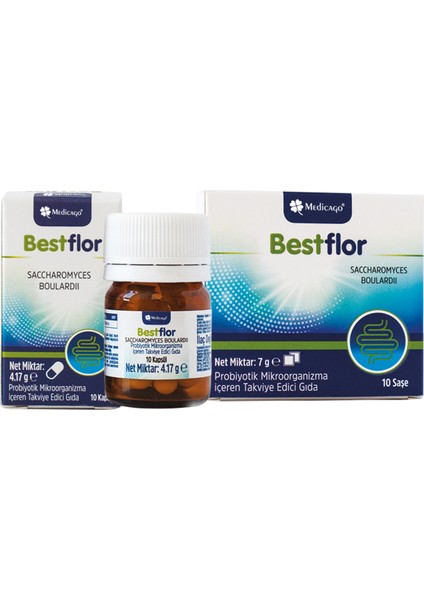 Medicago Bestflor Probiyotik Mikroorganizma İçeren Takviye Edici Gıda 10 Saşe