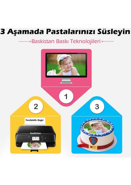 Epson Gıda Mürekkepli Resimli Pasta Yazıcısı