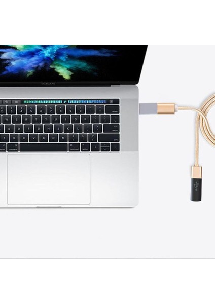 Erkek USB To Dişi Type-C Data Çevirici Otg Adaptör Metal