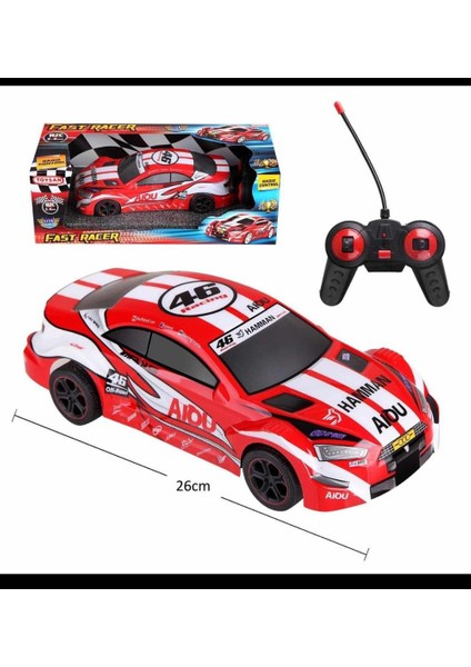 Uzaktan Kumandalı Şarjlı Hızlı Yarışçı Araba Toy-19
