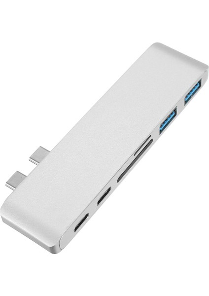 Çift Type-C USB 3.0 Çoklayıcı Kart Okuyucu Çevirici Macbook B3185