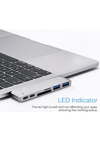 Çift Type-C USB 3.0 Çoklayıcı Kart Okuyucu Çevirici Macbook B3185 indirimleri