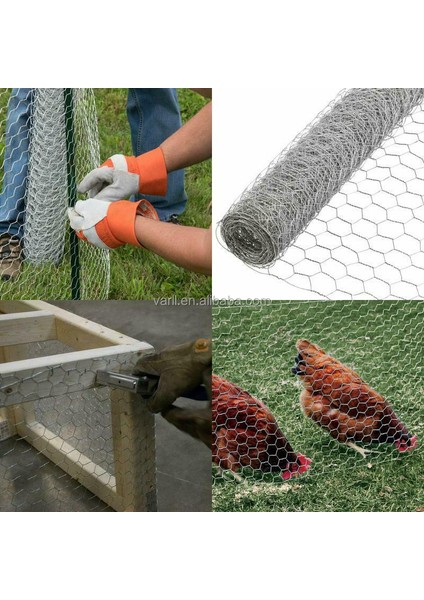 Kümes Teli 120 cm Enind 6m Uzunluğunda-Tavuk Teli Çit Teli-Kümes Tel-Kafes Teli Bahçe