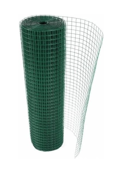 Pvc Kaplı Puntalı Yeşil Kümes Teli 120CM Eninde 10M Uzunluğunda Bahçe Tel modelleri
