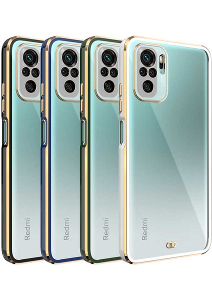 Xiaomi Redmi Note 10 / Redmi Note 10s Kılıf Kamera Korumalı Pastel Renk Voit Clear Kapak Beyaz fiyatları