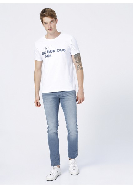 Jack & Jones Skinny Fit Açık Mavi Erkek Denim Pantolon