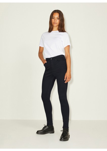 Jxvienna Skinny Hw Cs1003 Noos Skinny Fit Düz Siyah Kadın Denim Pantolon modelleri