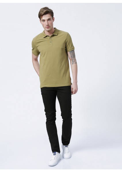 Normal Bel Slim Fit Kahve ErkekChino Pantolon - Dragon