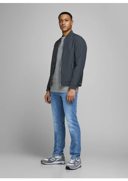 Jack & Jones Slim Fit Düz Renksiz Erkek Denim Pantolon - 12146866