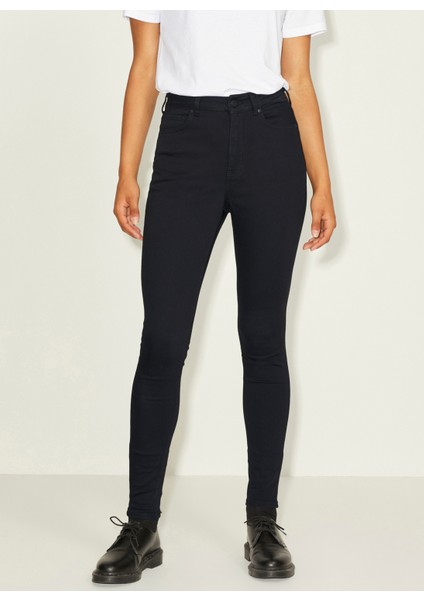 Jxvienna Skinny Hw Cs1003 Noos Skinny Fit Düz Siyah Kadın Denim Pantolon