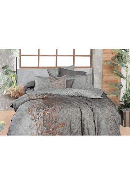 Burgonya Fancy Poplın Çift Kişilik Nevresim Takımı V2 fiyatları