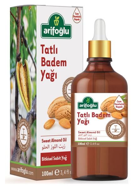 Badem Yağı Tatlı 100 ml (Soğuk Sıkım)