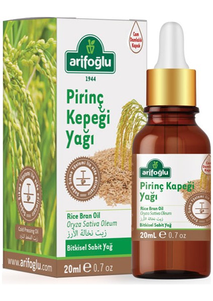 Pirinç Kepeği Yağı 20 ml