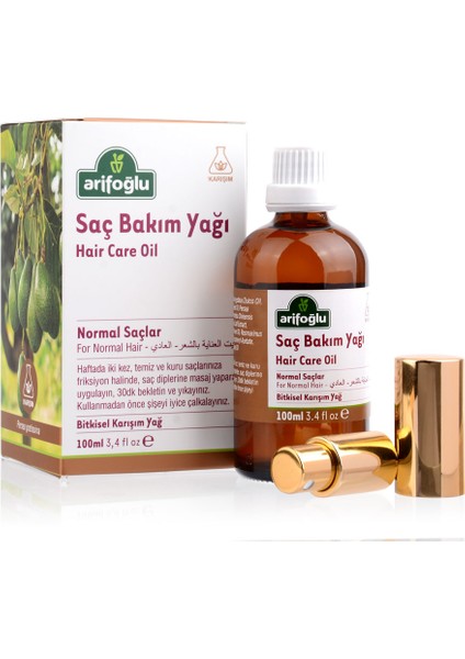 Saç Bakım Yağı (Normal Saçlar İçin) 100 ML