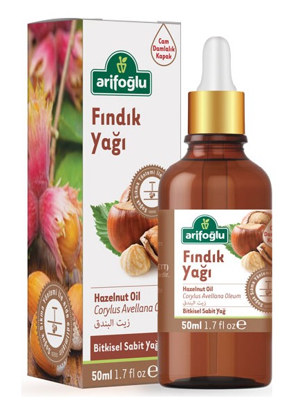 Fındık Yağı 50ml (Soğuk Sıkım)
