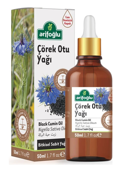 Çörekotu Yağı 50ml (Soğuk Sıkım)