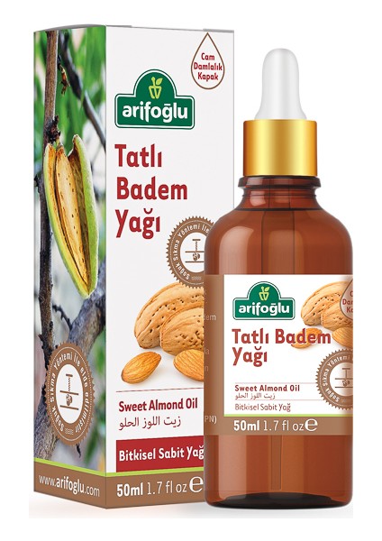 Tatlı Badem Yağı 50 ml - (Soğuk Sıkım)