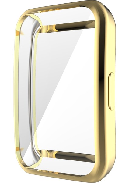 For Huawei Band 6 / 6 Pro / Honor Band 6 Full Coverage Tpu Electroplating Protective Case Cover (Gold) (Yurt Dışından) modelleri